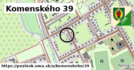 Komenského 39, Pezinok