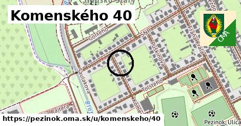 Komenského 40, Pezinok