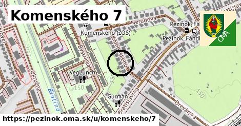 Komenského 7, Pezinok