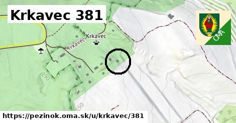 Krkavec 381, Pezinok