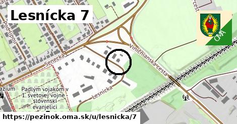 Lesnícka 7, Pezinok