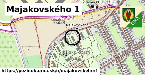 Majakovského 1, Pezinok