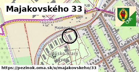 Majakovského 33, Pezinok