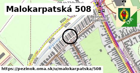 Malokarpatská 508, Pezinok