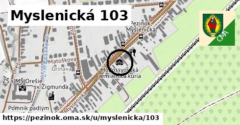 Myslenická 103, Pezinok