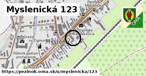 Myslenická 123, Pezinok