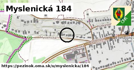 Myslenická 184, Pezinok