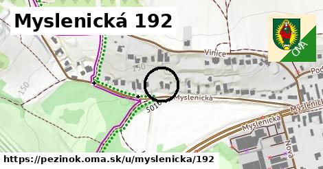 Myslenická 192, Pezinok