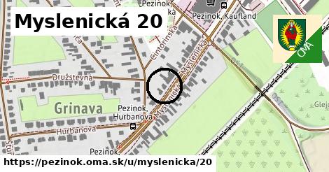 Myslenická 20, Pezinok