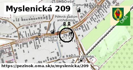 Myslenická 209, Pezinok