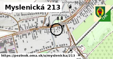 Myslenická 213, Pezinok