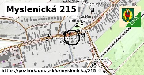 Myslenická 215, Pezinok