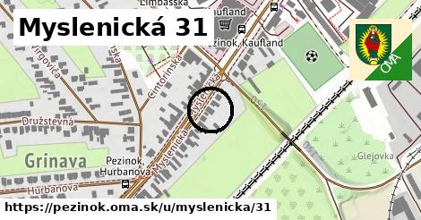 Myslenická 31, Pezinok