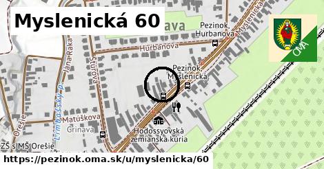 Myslenická 60, Pezinok