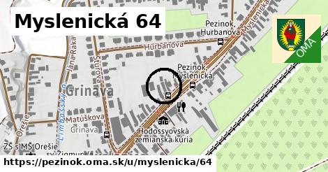 Myslenická 64, Pezinok