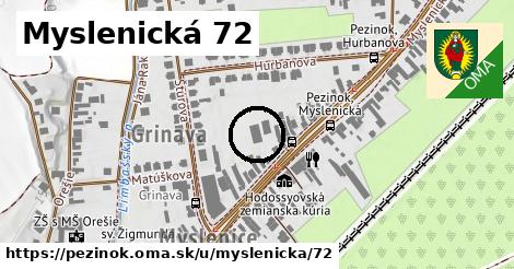 Myslenická 72, Pezinok