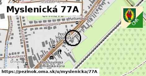 Myslenická 77A, Pezinok