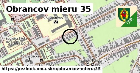 Obrancov mieru 35, Pezinok