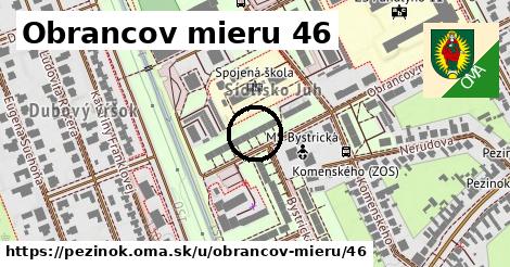 Obrancov mieru 46, Pezinok