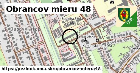 Obrancov mieru 48, Pezinok