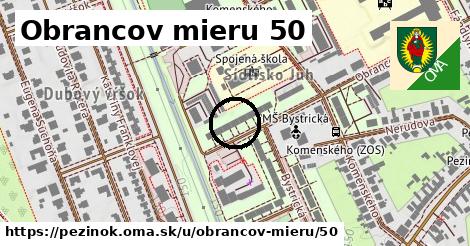 Obrancov mieru 50, Pezinok