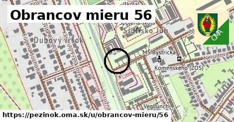 Obrancov mieru 56, Pezinok