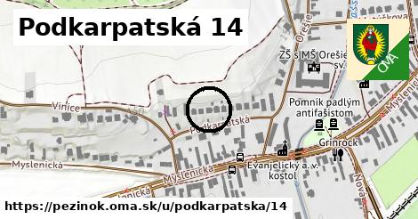 Podkarpatská 14, Pezinok