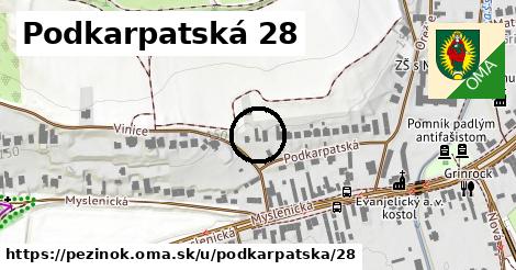Podkarpatská 28, Pezinok