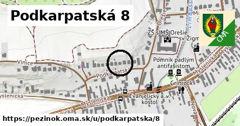 Podkarpatská 8, Pezinok