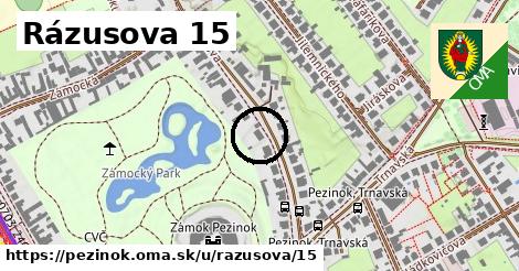 Rázusova 15, Pezinok