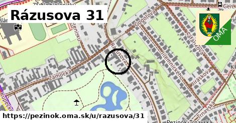 Rázusova 31, Pezinok
