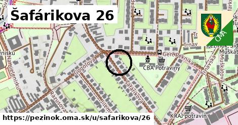 Šafárikova 26, Pezinok