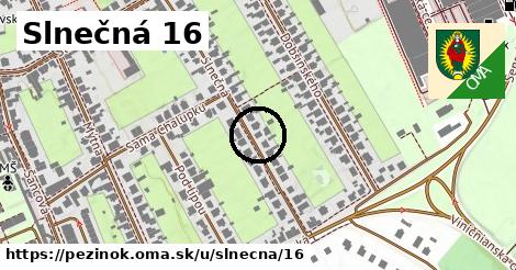 Slnečná 16, Pezinok