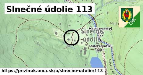 Slnečné údolie 113, Pezinok