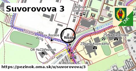 Suvorovova 3, Pezinok