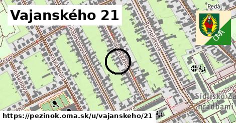 Vajanského 21, Pezinok
