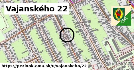 Vajanského 22, Pezinok