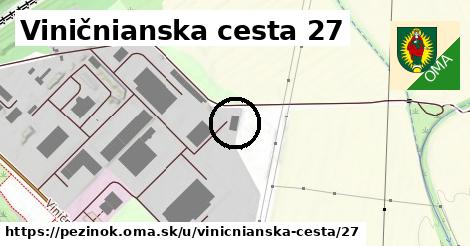 Viničnianska cesta 27, Pezinok