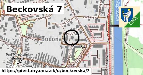 Beckovská 7, Piešťany