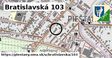 Bratislavská 103, Piešťany