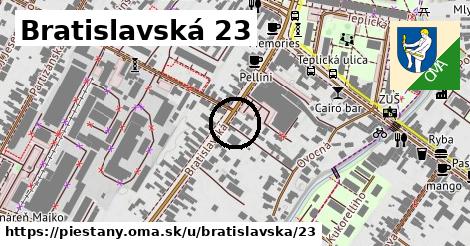 Bratislavská 23, Piešťany