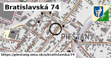 Bratislavská 74, Piešťany