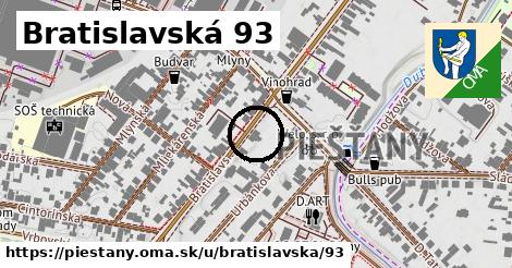 Bratislavská 93, Piešťany