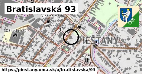 Bratislavská 93, Piešťany