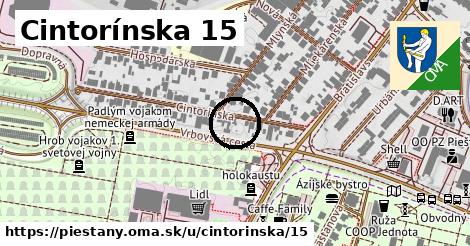 Cintorínska 15, Piešťany