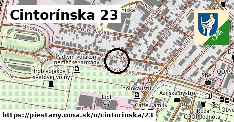 Cintorínska 23, Piešťany