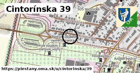 Cintorínska 39, Piešťany