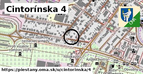 Cintorínska 4, Piešťany