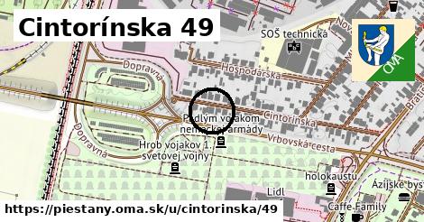 Cintorínska 49, Piešťany