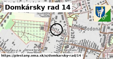 Domkársky rad 14, Piešťany